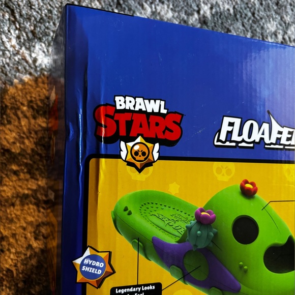 Floafers Slides of Spike from Brawl Stars, Green Character Shoes 9 W / 7 M - Picture 12 of 12
